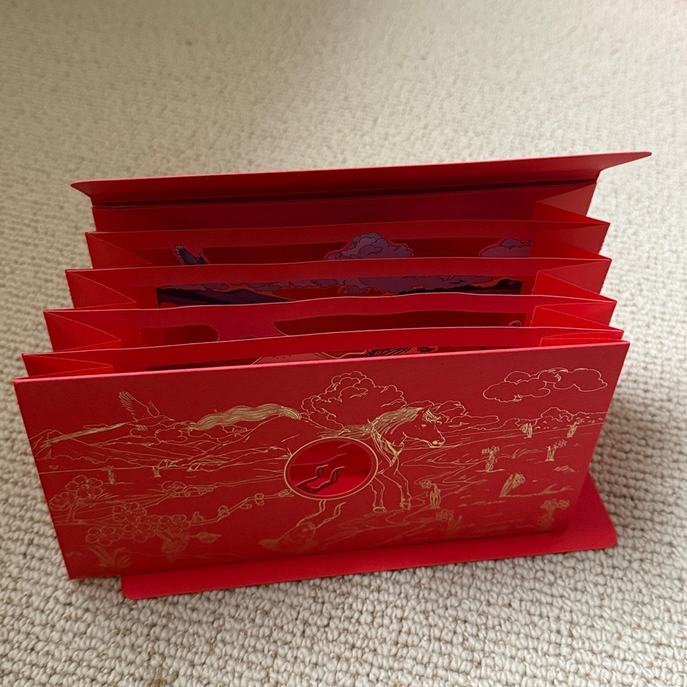 🆕 Hermes New Year Red Envelopes Accordion Style🧧year of the horse 2026 Set of 10